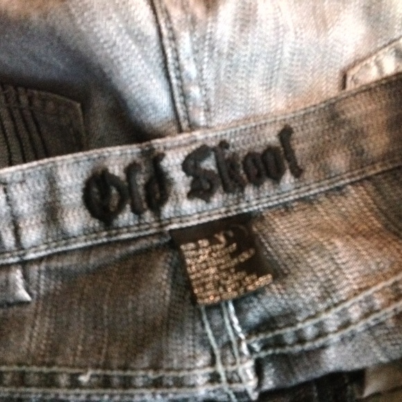 Old Skool Jeans Girls 18 Distressed Gray - Picture 7 of 7